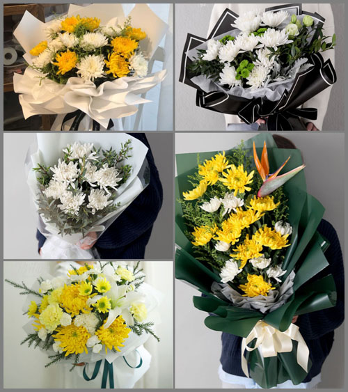 贵州贵阳南明区西湖社区服务中心白事花束代送